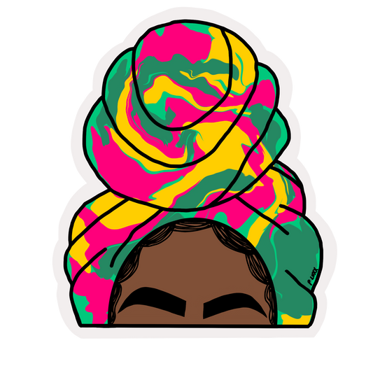 Tie-dye Sticker